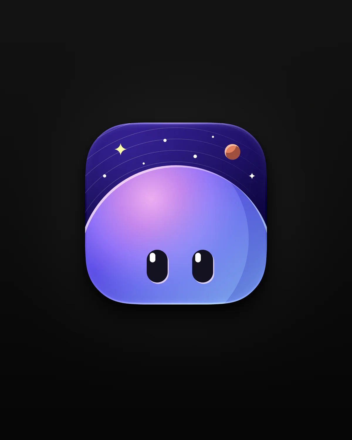 Appic Space app icon on black