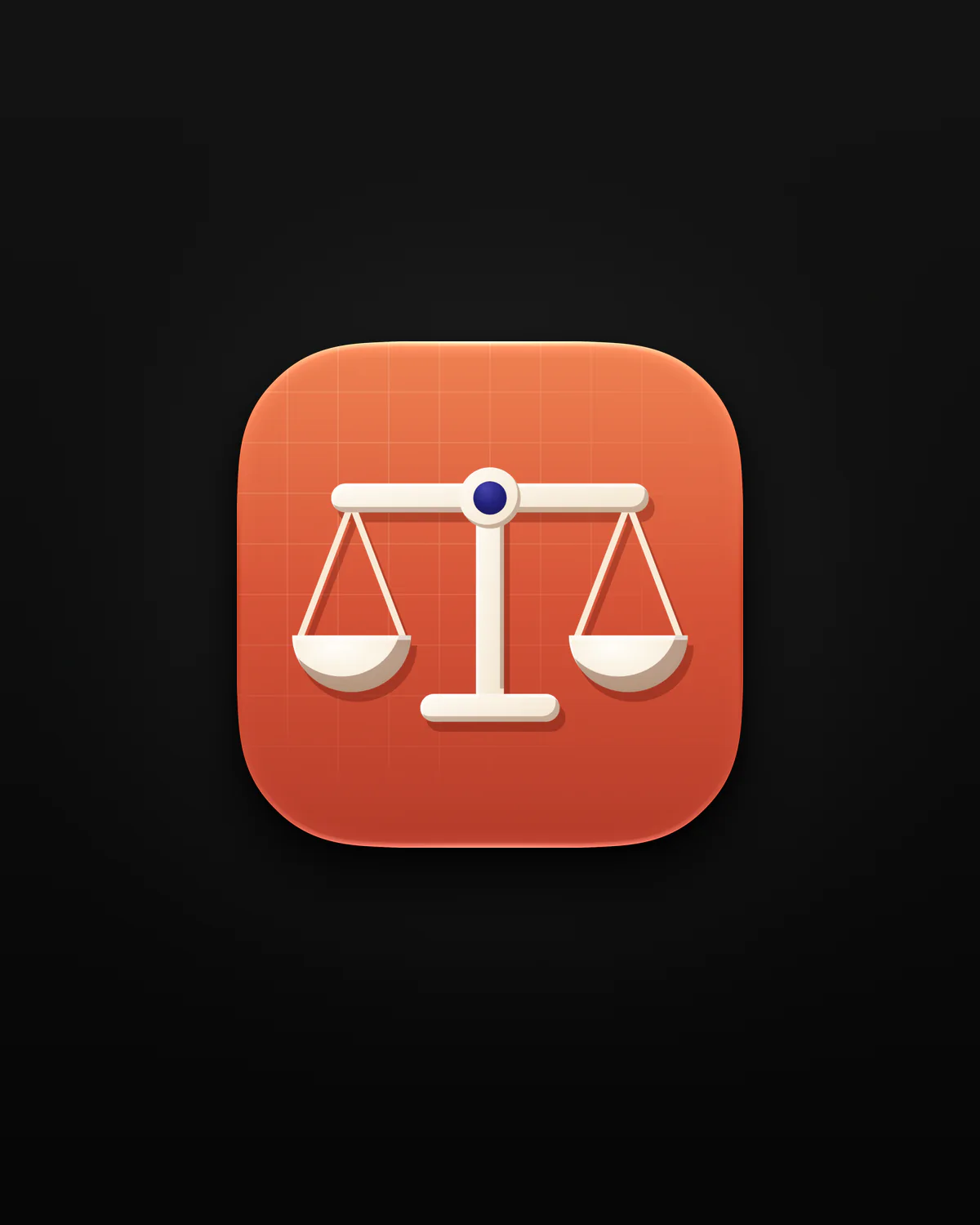 Evens app icon on black