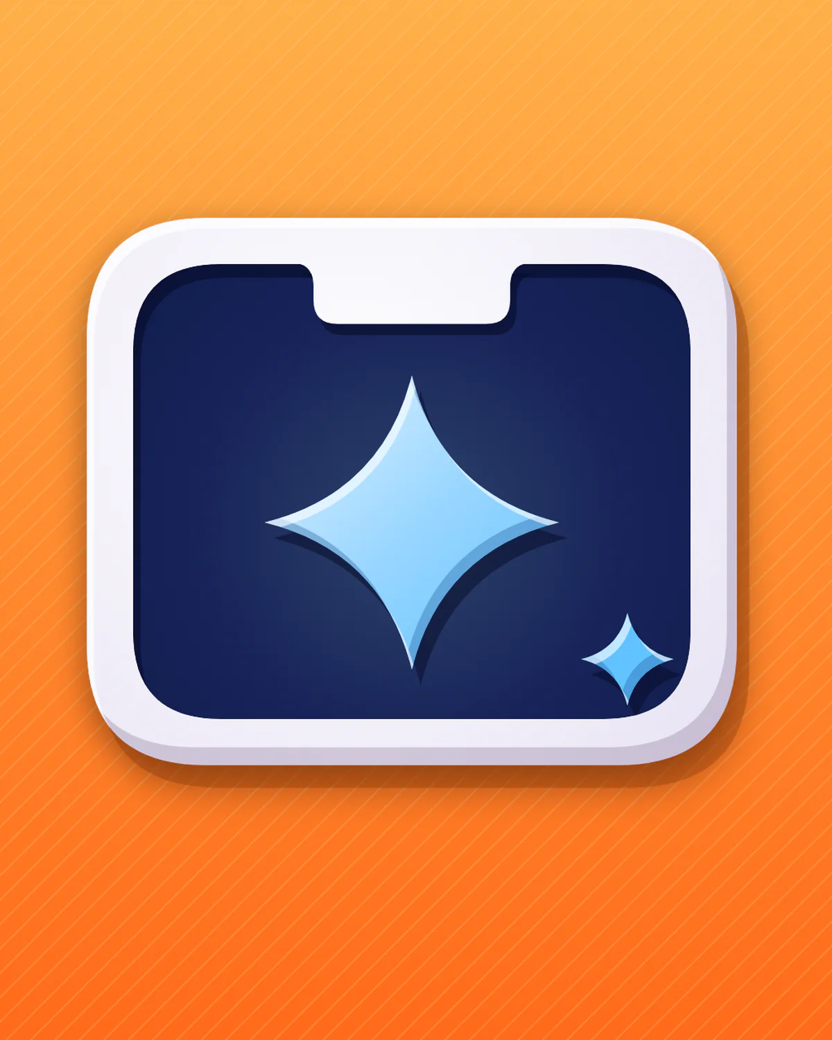 HeadsUp artwork without the rounded frame
