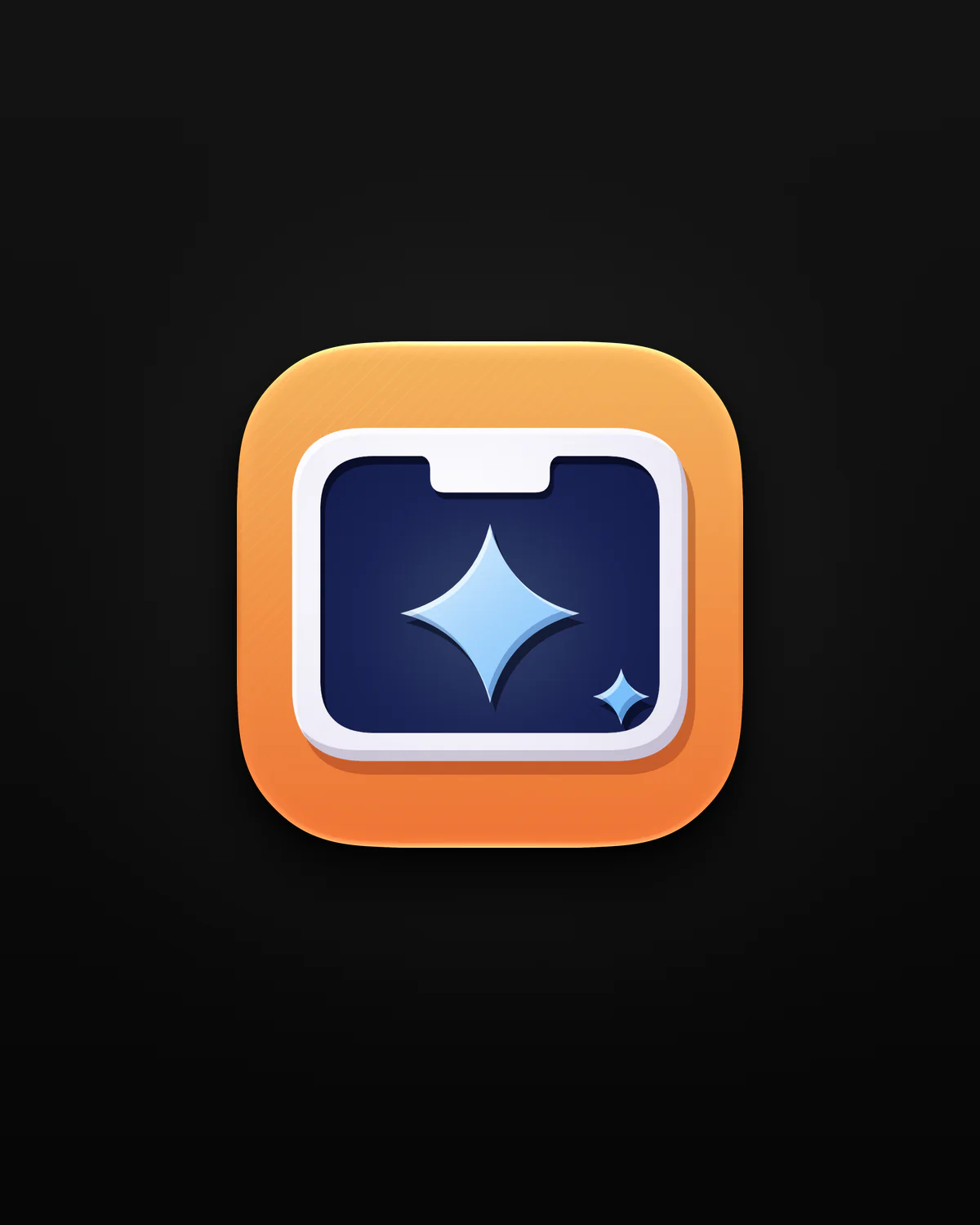 HeadsUp app icon on black