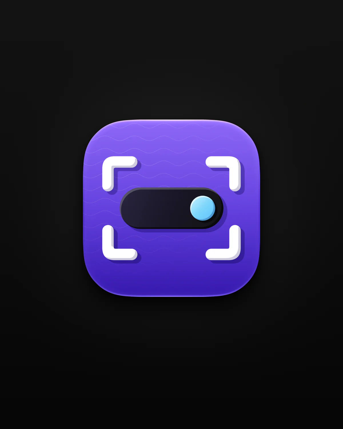 Islet app icon on black