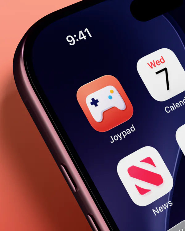 Joypad on an iPhone home screen