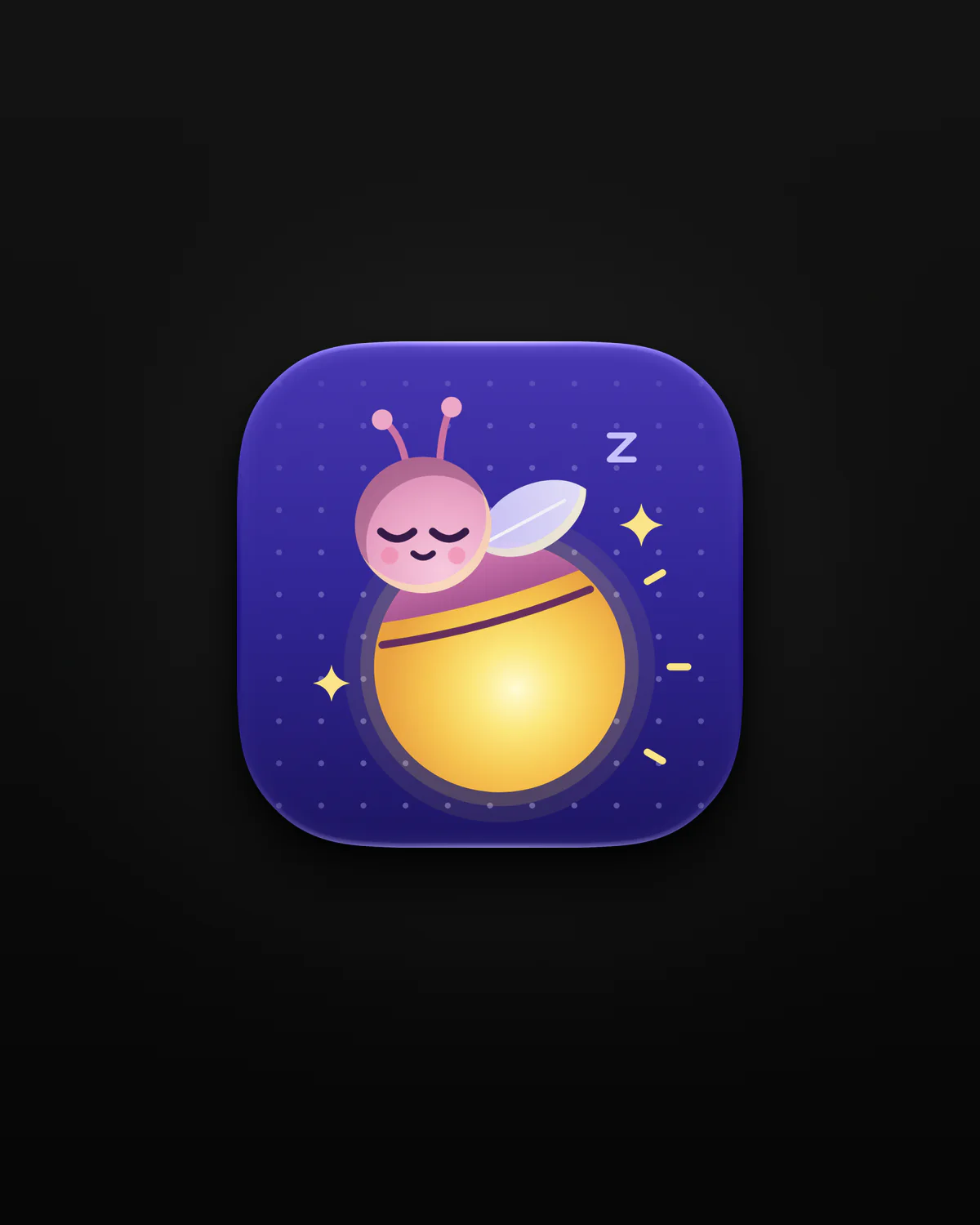 Lumbug app icon on black