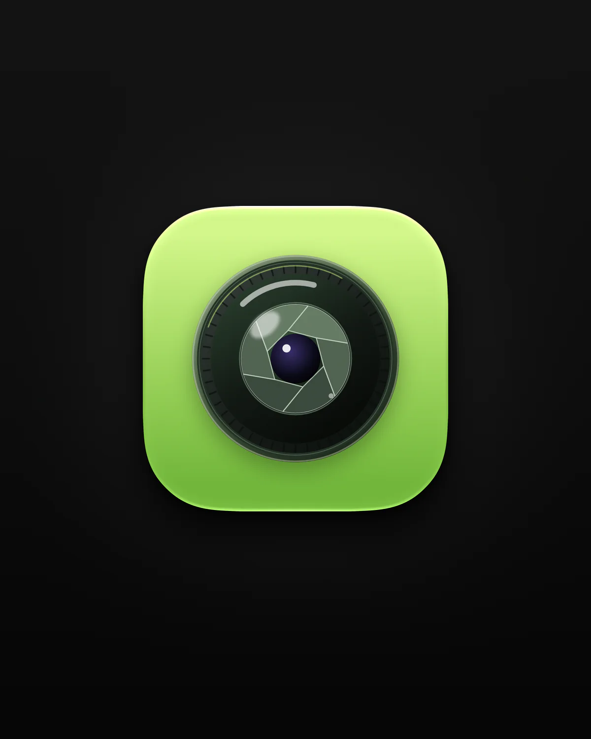 MockCam app icon on black