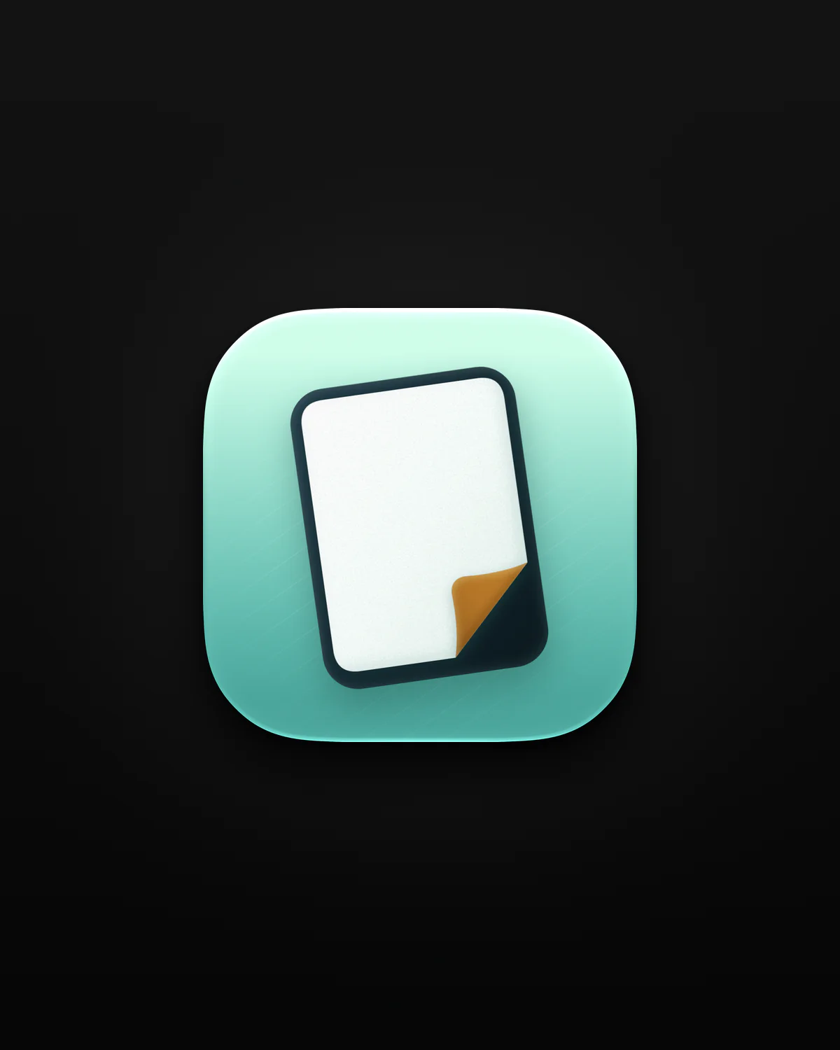 Peekleaf app icon on black