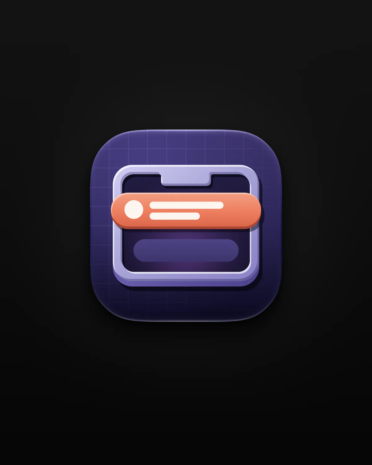 Pingdrop app icon on black