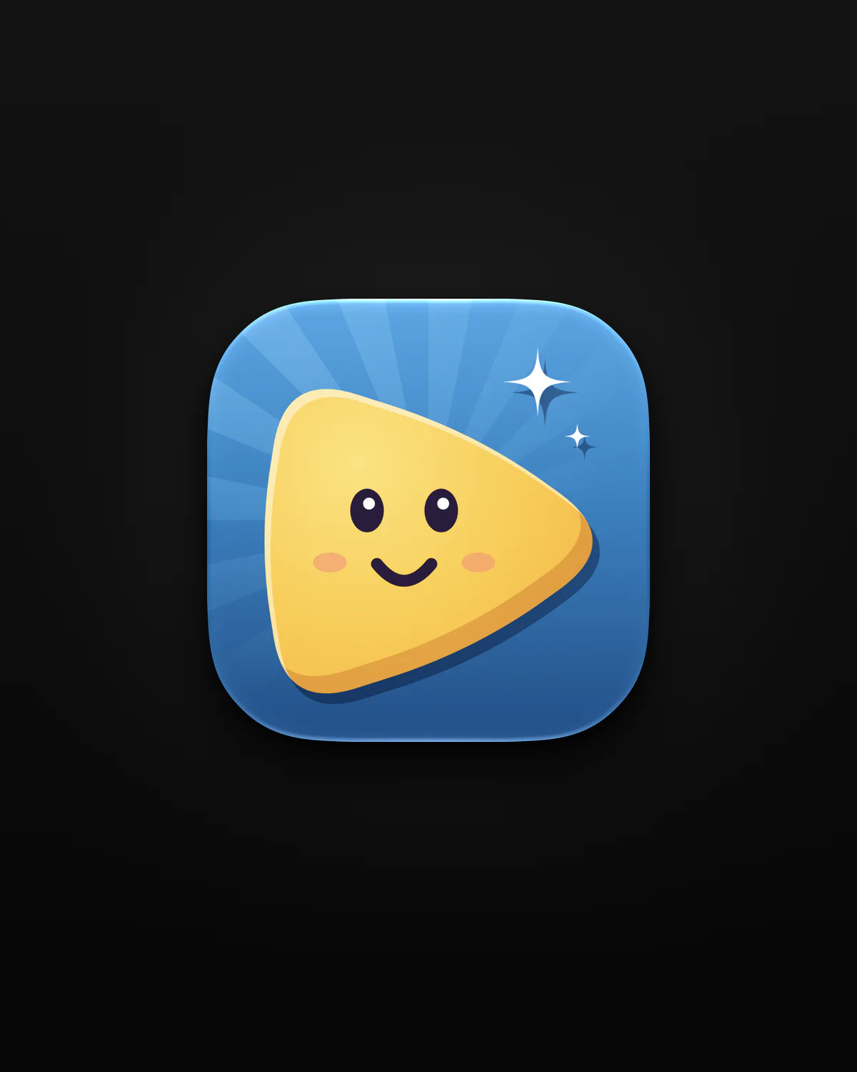 Playblob app icon on black