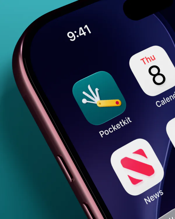 Pocketkit on an iPhone home screen