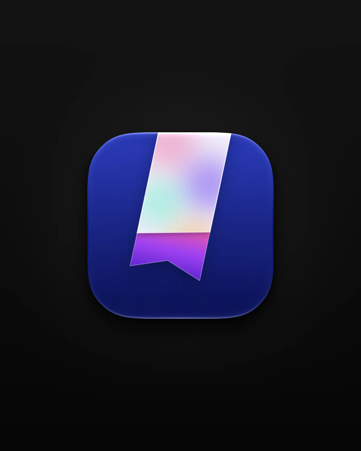 Silkmark app icon on black