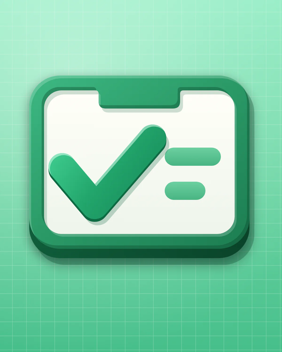 Tickpad artwork without the rounded frame
