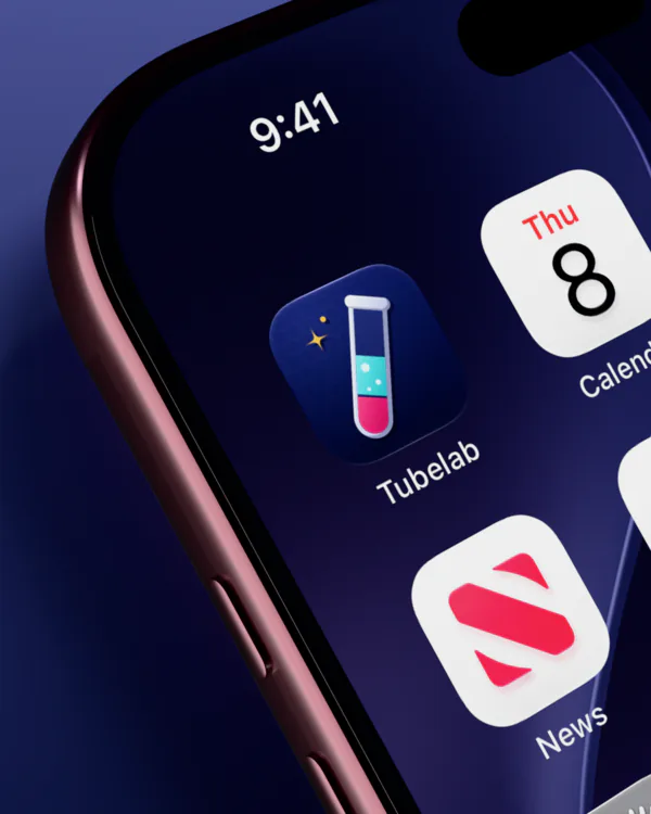 Tubelab on an iPhone home screen